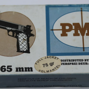 PMP AMMO 7.65MM ACP FMJ 75GR (25)