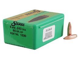SIERRA 6MM/243 85GR HPBT