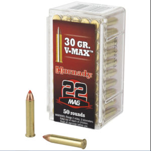 HORNADY AMMO .22 MAGNUM 30GR V-MAX (50)