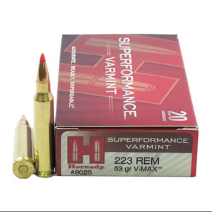 HORNADY AMMO .223 REM 53GR V-MAX SPF (20)