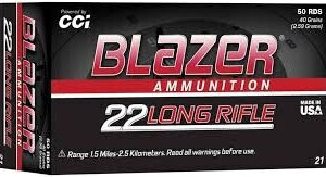 FEDERAL AMMO 22LR 40GR BLAZER LRN (50)