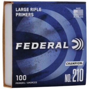 FEDERAL 210 LARGE RIFLE PRIMERS (100)