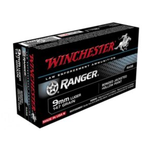 WINCHESTER 9MM RANGER JHP 147GR (50)