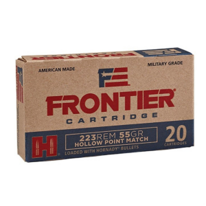 HORNADY 223 REM 55GR HP MATCH FRONTIER (20)