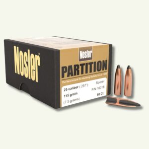 .257 NOSLER PARTITION 115GR SP (50)