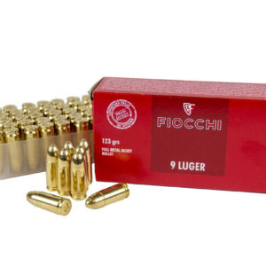 FIOCCHI AMMO 9MM 115GR FMJ (50)