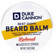 DUKE CANNON BEST DAMN BEARD BALM REDWOOD