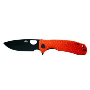 FL-ORG HONEY BADGER FLIPPER L/R ORANGE LARGE KNIFE