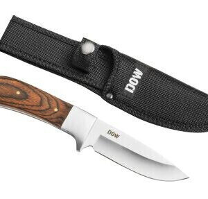 D.O.W. ROSE/ZEBRAWOOD STAINLESS MIRROR