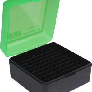 Mtm Ammo Box 22-250 - 308win (grn & Blk) - 100