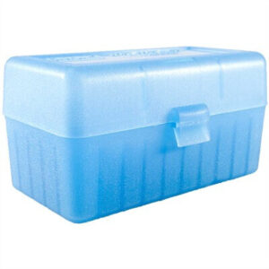 MTM AMMO BOX MTM-RM-50-24 FLIP TOP (BLUE) - 50