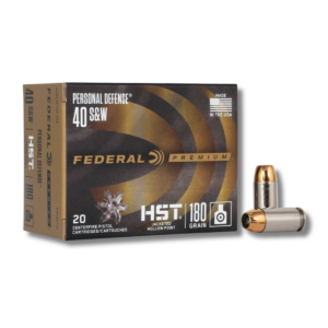 Federal Ammo 40 S&w 180 Gr Hst JHP Tact (20)