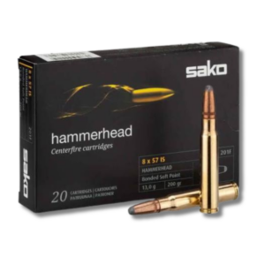 SAKO AMMO 8X57IS HAMMERHEAD 200GR SP (20)